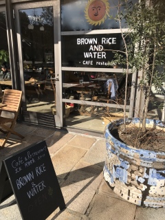 BROWN RICE AND WATER